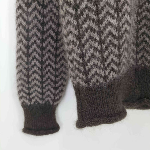 バトナー BATONER MOHAIR SKIER SWEATER モヘア スキーヤーセーター ニット ロールネック メンズ JPN:1