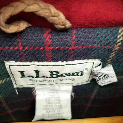 エルエルビーン L.L.Bean 80S MADE IN USA 裏地チェックウールダッフルコート メンズ 8