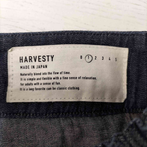 ハーベスティ HARVESTY 10oz デニム カルメン キュロット プリーツ デニム スカート レディース