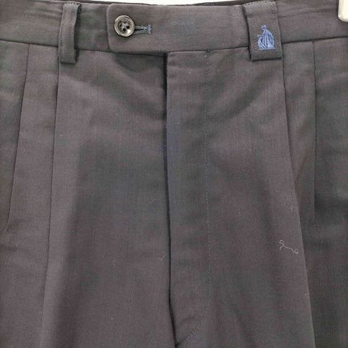 ランバンクラッシック LANVIN CLASSIQUE ウール 2タックスラックスパンツ メンズ 76