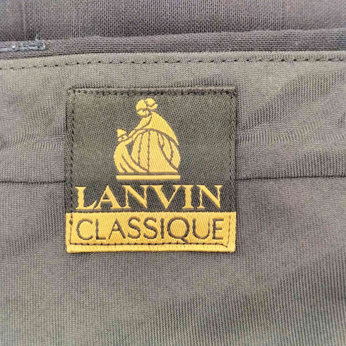 ランバンクラッシック LANVIN CLASSIQUE ウール 2タックスラックスパンツ メンズ 76