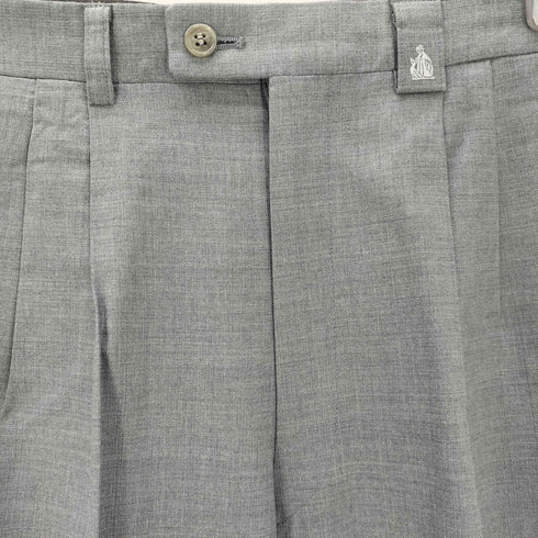 ランバンクラッシック LANVIN CLASSIQUE ウール 2タックスラックスパンツ メンズ 76