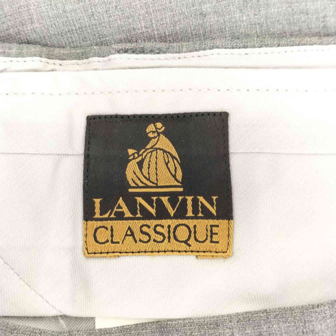 ランバンクラッシック LANVIN CLASSIQUE ウール 2タックスラックスパンツ メンズ 76