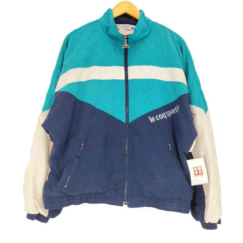 ルコック スポルティフ le coq sportif 80~90S フロント刺繍ジップブルゾン メンズ L