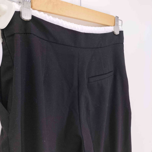 ザラ ZARA WIDE-LEG パンツ ダブル ウエスト バンド レディース XS