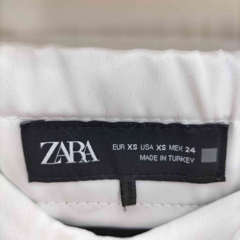 ザラ ZARA WIDE-LEG パンツ ダブル ウエスト バンド レディース XS