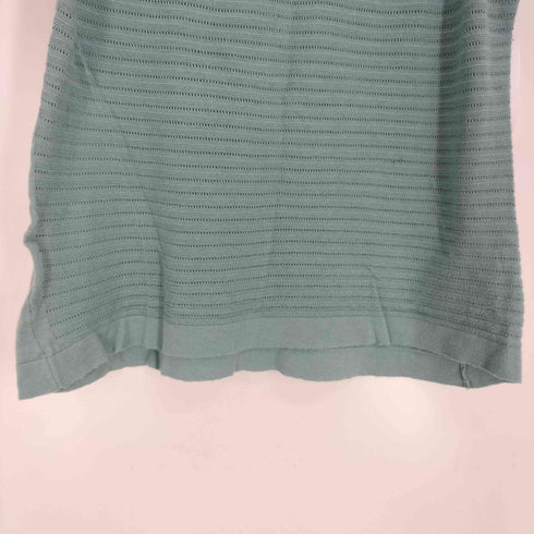 ジョンスメドレー JOHN SMEDLEY 英国製 SEA ISLAND COTTON シー アイランド コットン メッシュ ボーダー ノースリーブ トップス レディース import:S