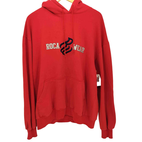 ロカウェア Rocawear 90-00S 韓国製 ロゴ刺繍 プルオーバー パーカー メンズ import:XL
