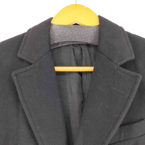 エンポリオアルマーニ EMPORIO ARMANI イタリア製 ウールナイロン混紡 チェスターコート メンズ 44
