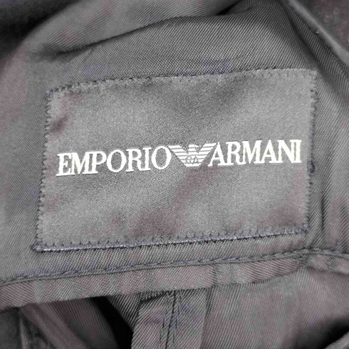 エンポリオアルマーニ EMPORIO ARMANI イタリア製 ウールナイロン混紡 チェスターコート メンズ 44