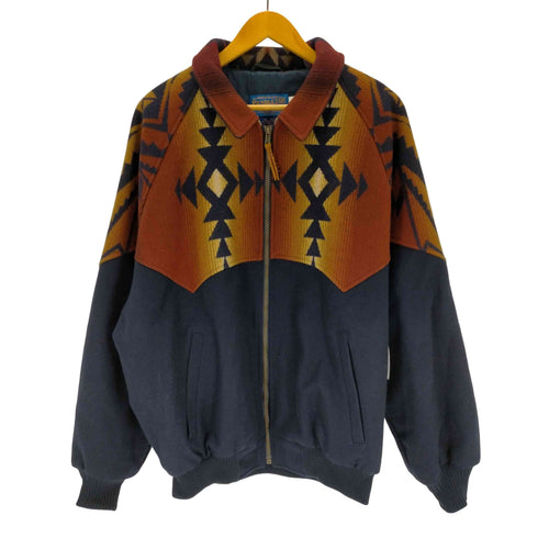 ペンドルトン PENDLETON HIGH GRADE WESTERN WEAR USA製 ネイティブ柄ジャケット メルトンウール メンズ JPN:L