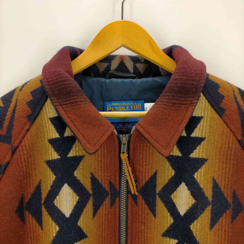 ペンドルトン PENDLETON HIGH GRADE WESTERN WEAR USA製 ネイティブ柄ジャケット メルトンウール メンズ JPN:L
