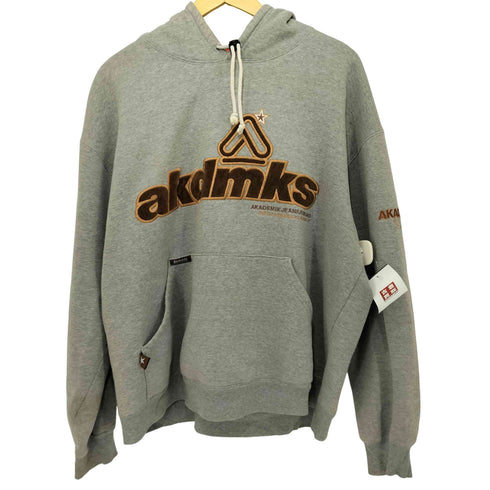 アカデミクス akademiks USA製 ロゴ刺繍 プルオーバー パーカー メンズ import:L