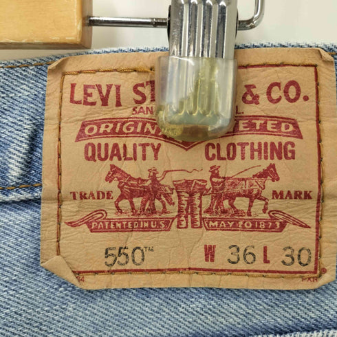 リーバイス Levis 00S 550 RELAXED FIT ワイド ジップフライ デニムパンツ 07年製 メンズ W36 L30