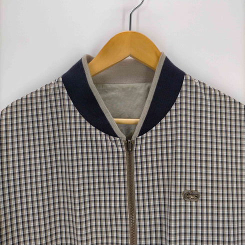 ラコステ LACOSTE リバーシブル ブルゾンジャケット チェック柄 メンズ 52/4