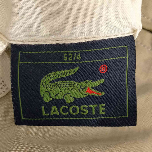 ラコステ LACOSTE リバーシブル ブルゾンジャケット チェック柄 メンズ 52/4