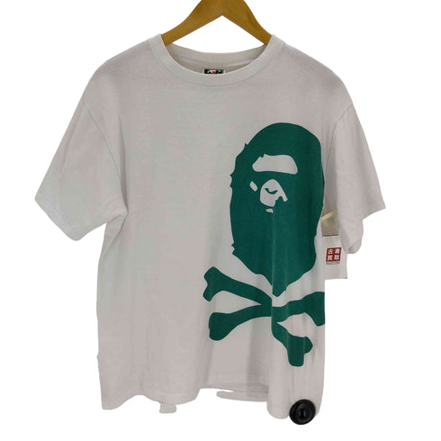 アベイシングエイプ A BATHING APE プリントデザイン クルーネックTシャツ メンズ JPN:M