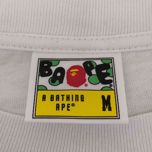 アベイシングエイプ A BATHING APE プリントデザイン クルーネックTシャツ メンズ JPN:M