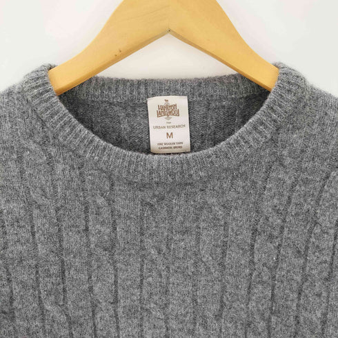 アーバンリサーチ URBAN RESEARCH HAMILTON LAMBSWOOL ケーブルニット メンズ M