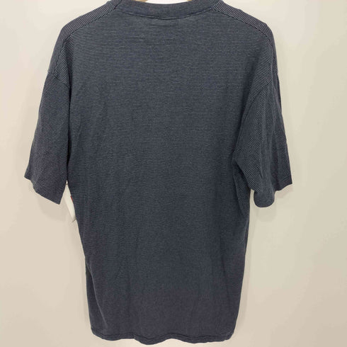 CALCRU 80-90s USA製 ボーダー柄 アニマルプリント ショートスリーブクルーネックTシャツ メンズ import:L