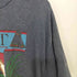 CALCRU 80-90s USA製 ボーダー柄 アニマルプリント ショートスリーブクルーネックTシャツ メンズ import:L