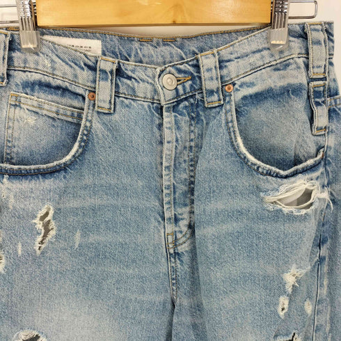 ザラ ZARA スーパーダメージグラデーションデニムパンツ メンズ 38