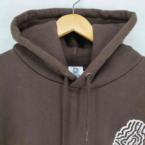 SIRUSI LOCUS 刺繍プルオーバーパーカー メンズ XL