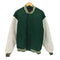 ハルハム HALHAM ORIGINAL QUALITY フェイクレザー 切替 スタジャン 無地 メンズ JPN:M