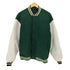 ハルハム HALHAM ORIGINAL QUALITY フェイクレザー 切替 スタジャン 無地 メンズ JPN:M