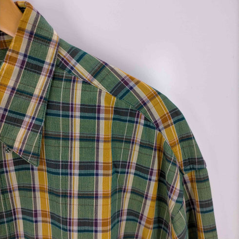 ミッソーニスポーツ MISSONI SPORTS イタリア製 コットンチェックシャツ メンズ JPN:M