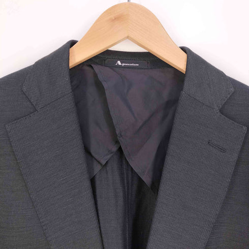 アクアスキュータム AQUASCUTUM リネンシルク 2B テーラードジャケット メンズ LL