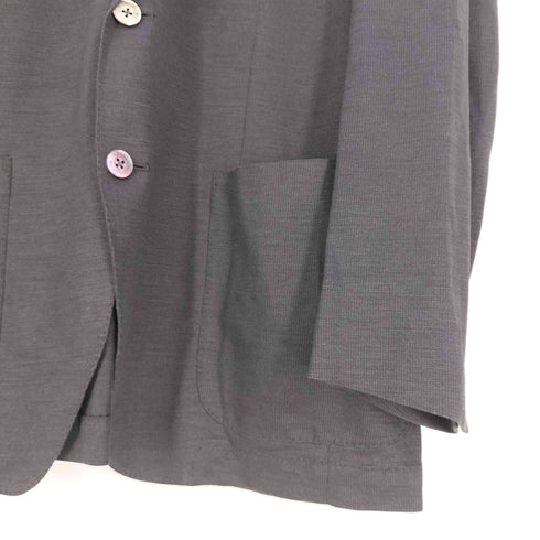 アクアスキュータム AQUASCUTUM リネンシルク 2B テーラードジャケット メンズ LL