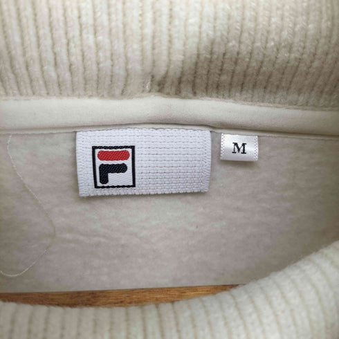 フィラ FILA 刺繍ロゴ ハイネックトレーナー レディース M
