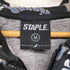 ステイプル staple 総柄ジップアップパーカー メンズ M