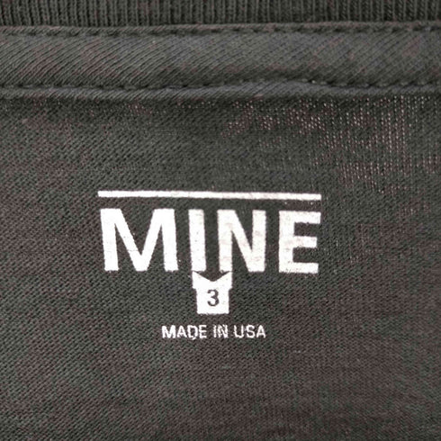 MINE USA製 クルーネック半袖Tシャツ メンズ 3