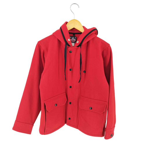 USA製 johnson woolen mills フーデッド ウールジャケット メンズ import:S