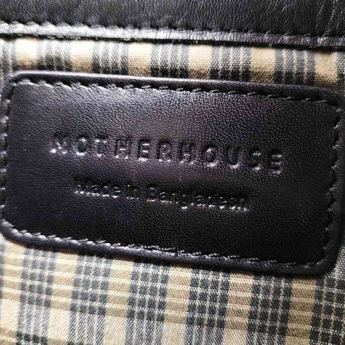 マザーハウス MOTHERHOUSE アンティークスクエアレザーバックパック メンズ