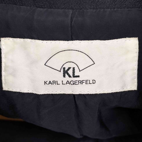 カールラガーフェルド Karl Lagerfeld クリップボタン テーラードジャケット レディース 40