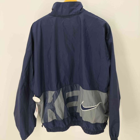 ナイキ NIKE 90S スウォッシュロゴ刺繍ナイロンジップアップジャケット メンズ