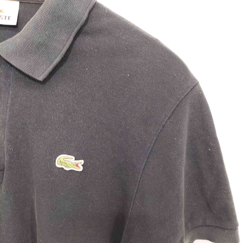 ラコステ LACOSTE ワニワッペン 鹿の子 S/S ポロ シャツ メンズ 4