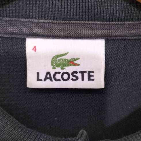 ラコステ LACOSTE ワニワッペン 鹿の子 S/S ポロ シャツ メンズ 4