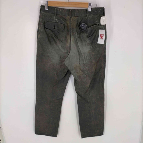 コムデギャルソンオム COMME des GARCONS HOMME 田中オム コーティング加工コットンストレートパンツ メンズ JPN:L