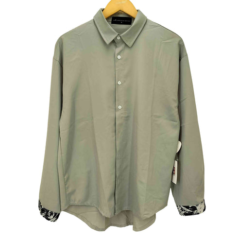 ネオス NEOS ADDICTIVE DESIGN 袖口 切替 レギュラーカラー シャツ メンズ JPN:M