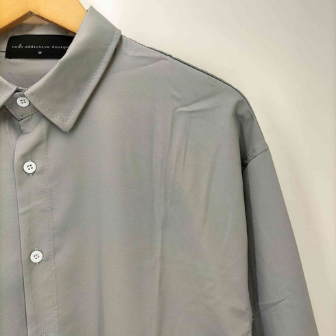 ネオス NEOS ADDICTIVE DESIGN 袖口 切替 レギュラーカラー シャツ メンズ JPN:M