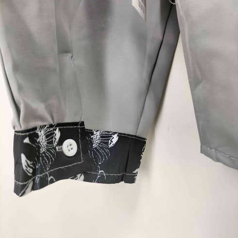 ネオス NEOS ADDICTIVE DESIGN 袖口 切替 レギュラーカラー シャツ メンズ JPN:M