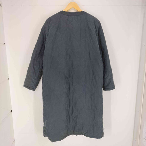 コカ coca キルティング ノーカラーロングコート レディース JPN:L