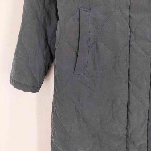 コカ coca キルティング ノーカラーロングコート レディース JPN:L