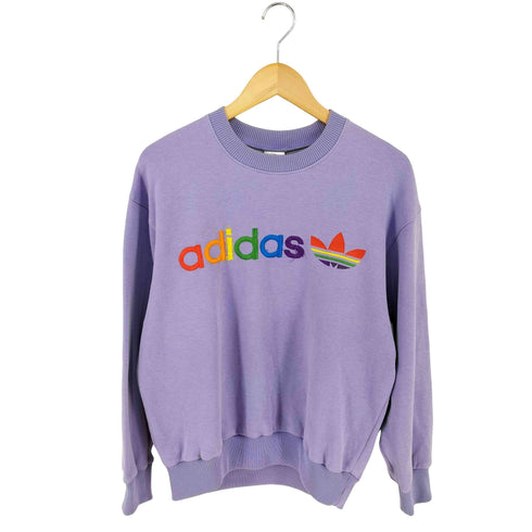 アディダス adidas デサント製 トレフォイル クルーネックスウェット メンズ import:L