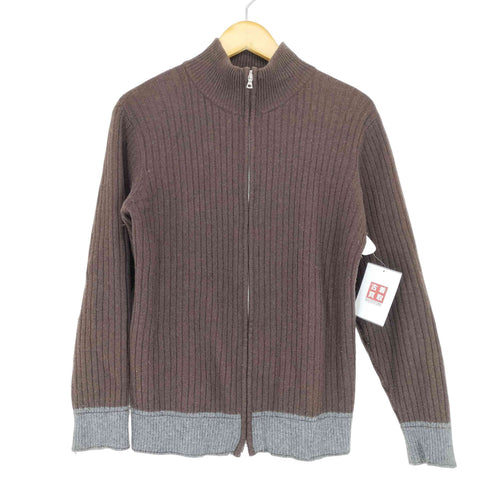 ポールスミス Paul Smith カシミヤブレンド ニット ジップジャケット ドライバーズニット メンズ M