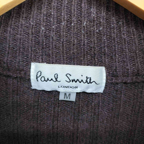 ポールスミス Paul Smith カシミヤブレンド ニット ジップジャケット ドライバーズニット メンズ M